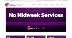 Desktop Screenshot of discoverdestiny.org